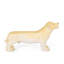 Banc pour chien, brun clair, sans assemblage requis