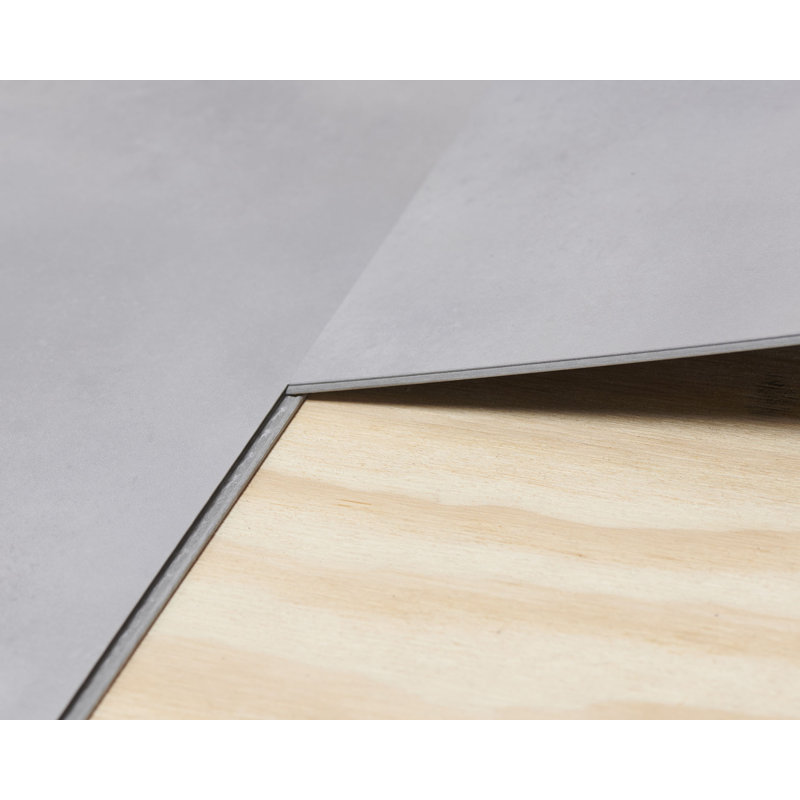Planche de vinyle Flexxfloor 9 po x 48 po x 4 mm, gris