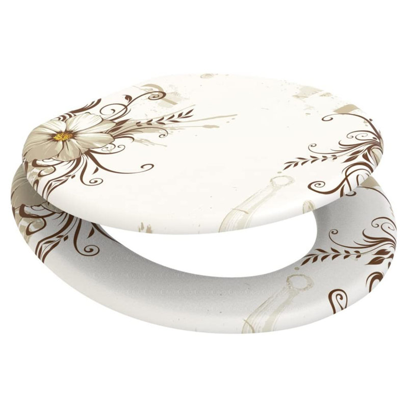 Elongated Toilet Seat and Lid