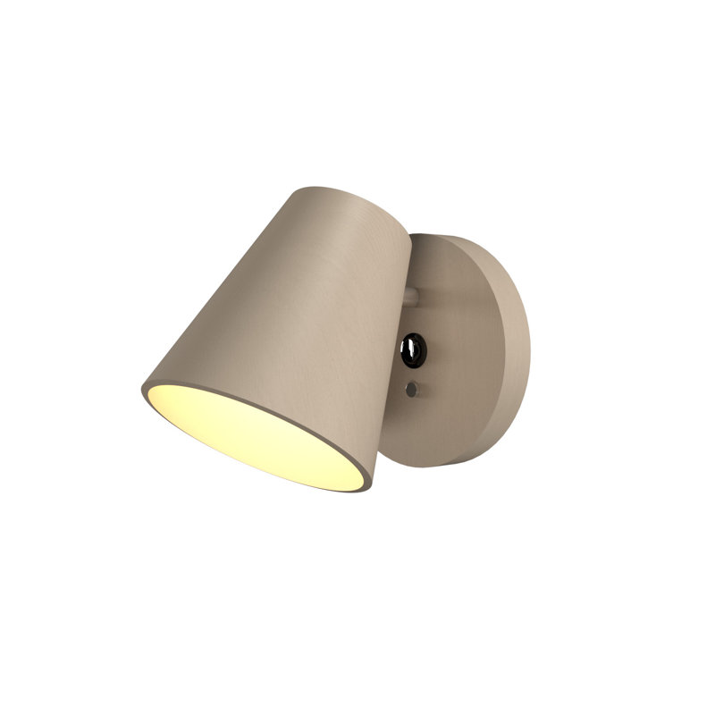 Conical 1 - Light Spotlight, Organic Cappuccino