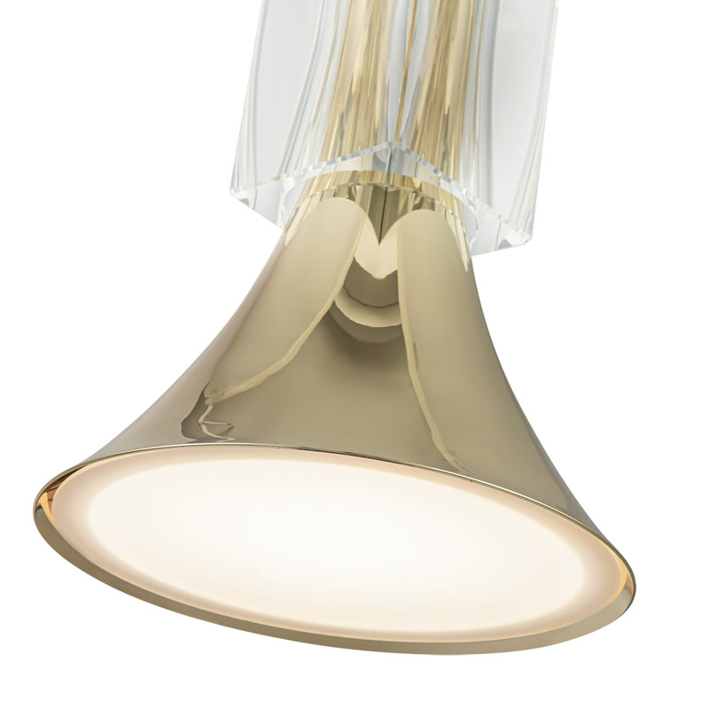 Floe 1 - Light LED Pendant, Brass, Gold