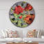 Red Poppies - Grande horloge murale-40145441