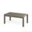 43" X 24" All-Weather Metal Outdoor Coffee Table With Wood-Look Top And Khaki Frame-1862111924-1862111927