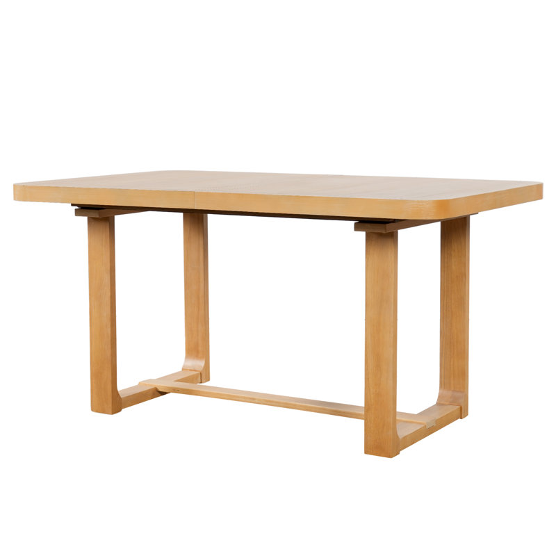 Table de salle à manger extensible Carvewood, Natural