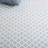 Dejon Hand Woven Wool/Cotton Geometric Rug in Blue/Ivory-1196300553