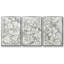 Ensemble de 3 reproductions de motifs floraux sur toile I-97795063-97795066
