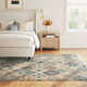 Pali Blue Handwoven Jute Rug