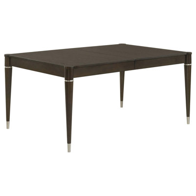 Ash Brown Extension Leaf Dining Table