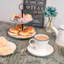 Nicola Spring - 12pc White Farmhouse Teacups & Saucers Set - 270ml