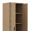 Armoire de rangement avec tablette réglable, deux portes pour la salle de bain ou le bureau-113664331