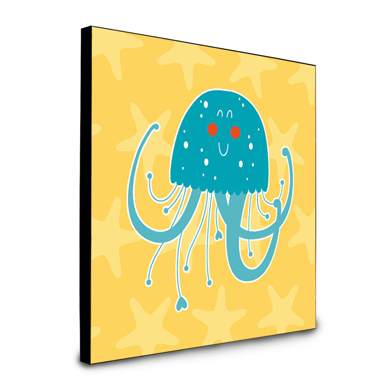 Panneau mural jellyfish art Lunedi