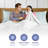 100% Viscose from Bamboo Pillowcases Only, 300 Thread Count, Hidden Zipper, Cooling Breathable, Bedding Pillow Covers for Hot Sleepers - Gift-Ready Packaging, PACK OF 2 (Coastal Blue)-111681627-111681628