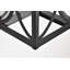 Lanterne murale moyenne 1 lumière Esmeray - noir mat avec verre transparent Esmeray-1724124724