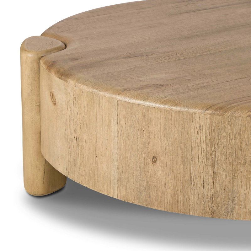 Toman Coffee Table, Rustic Oak Veneer