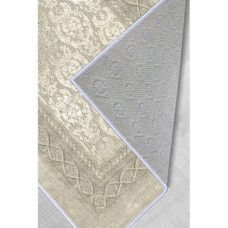 Soft & Durable Area Rug, 5.2 x 7.5 Feet, 100% Polyester, 650 g/m², 0.3 in Pile Height | Non-Slip PVC Dot Underside | Machine Washable, 3D Digital Print | Perfect for Living Room, Bedroom & Office Decor