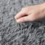 Irim Fluffy Modern Shaggy Grey Indoor / Outdoor Living Room Non Slip Area Rug-1345143528