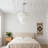 8-Light 35.4" Modern Capiz Shell Chandelier