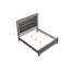 Mobilier de chambre à coucher élégant et moderne avec tête de lit capitonnée horizontale 1pc