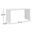 Bureau d'écriture en bois manufacturé 55,12 po Carson-122440655