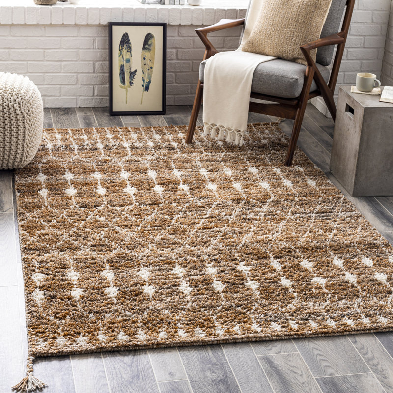Geometric Area Rug, Rectangle 8'10" x 12'