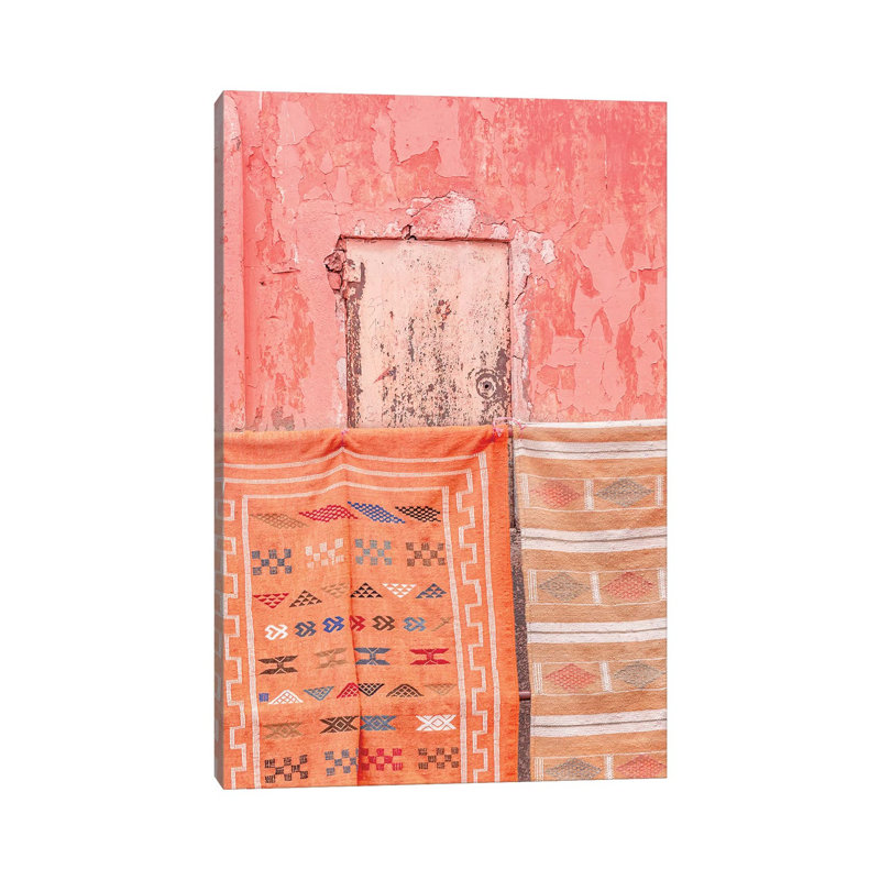 "Marrakech Markets" par Beli, reproduction d'art sur toile tendue, H 12 po x l 8 po x P 0,75 po