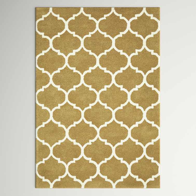 Reina Geometric Wool Hand Woven Area Rug