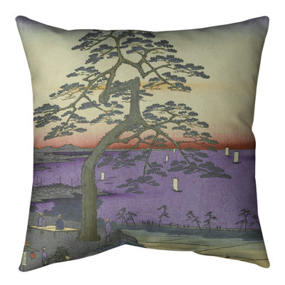 Armor Hanging Pine Throw Pillow