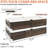  Plastic Under Bed Storage Drawers With Wheels-long Underbed Storage Plastic Bins With Lids,9in H Large Plastic Under Bed Storage Containers Rolling, 13.5gal Storage Bins For Clothes(foldable)