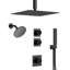  Système de douche thermostatique double avec douchette à main 12 po.-97413971