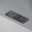 Lit superposé Led & Ports, simple au-dessus d'un lit simple, gris - Space Furniture Bed