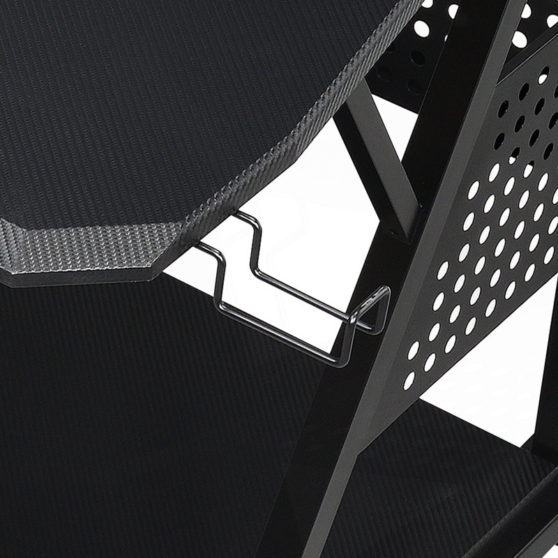 Bureau de musique à finition noire, Noir, H 42 po x l 38 po x P 67 po