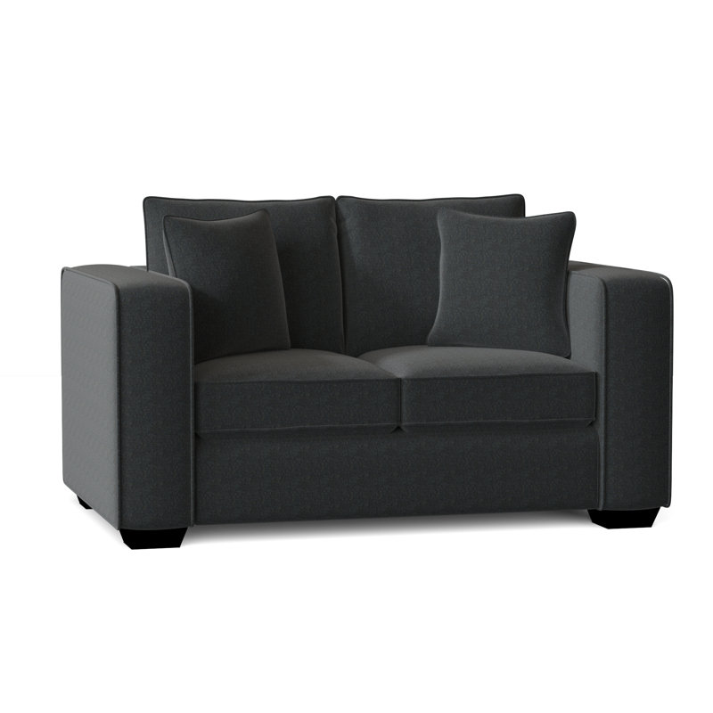 Juliet Upholstered 64'' Reclining Sleeper Sofa, Jango Smoke