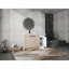 Meuble-lavabo autoportant de 48 pouces avec lavabo en céramique et armoires de rangement, porte à fermeture en douceur, armoire combinée 02436 + 0312, ensemble KD-672525963-672525961