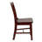 HERCULES Series Finished School House Back Wooden Restaurant Chair-1494798976