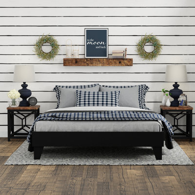 Dedrie Solid Wood Bed