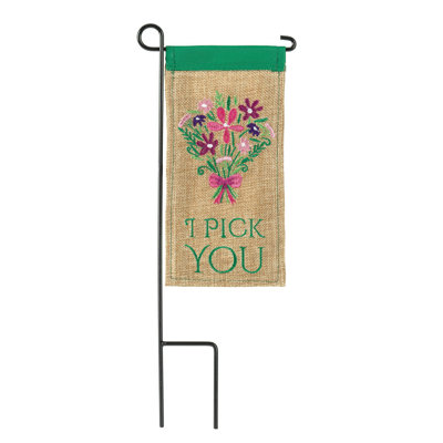 Mini Flag Bouquet I Pick You 4x8.5