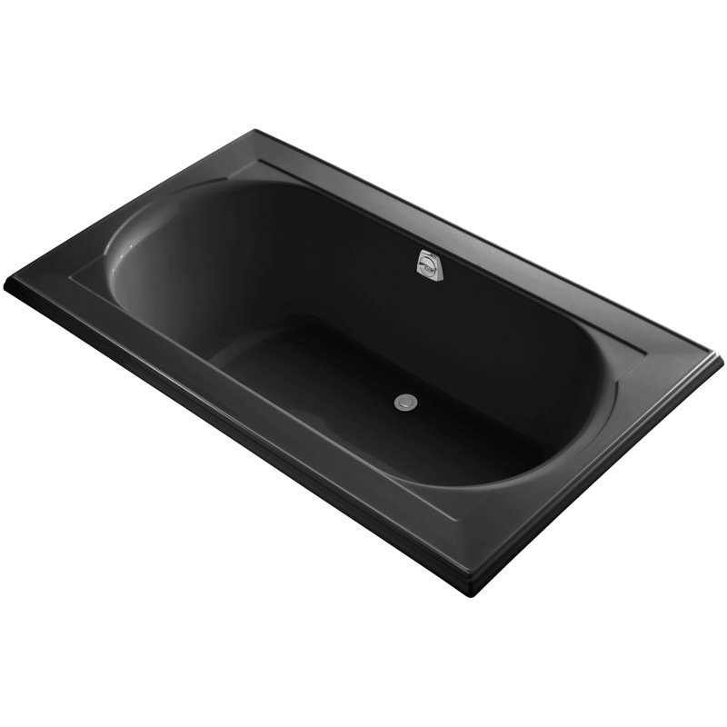 Memoirs 72" x 42" Soaking Bathtub, Black Black