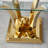 Glass Top End Table With Mirror Finish Stainless Steel Base-1407916658