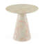 Table de bout moderne en faux marbre