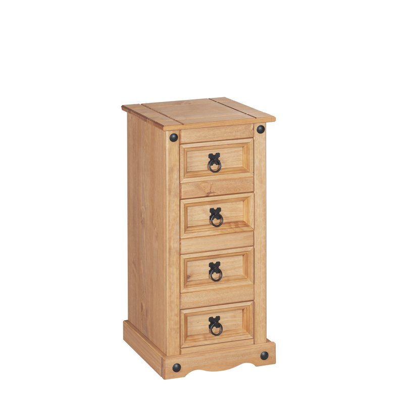 35cm W Solid Wood Bedside Table