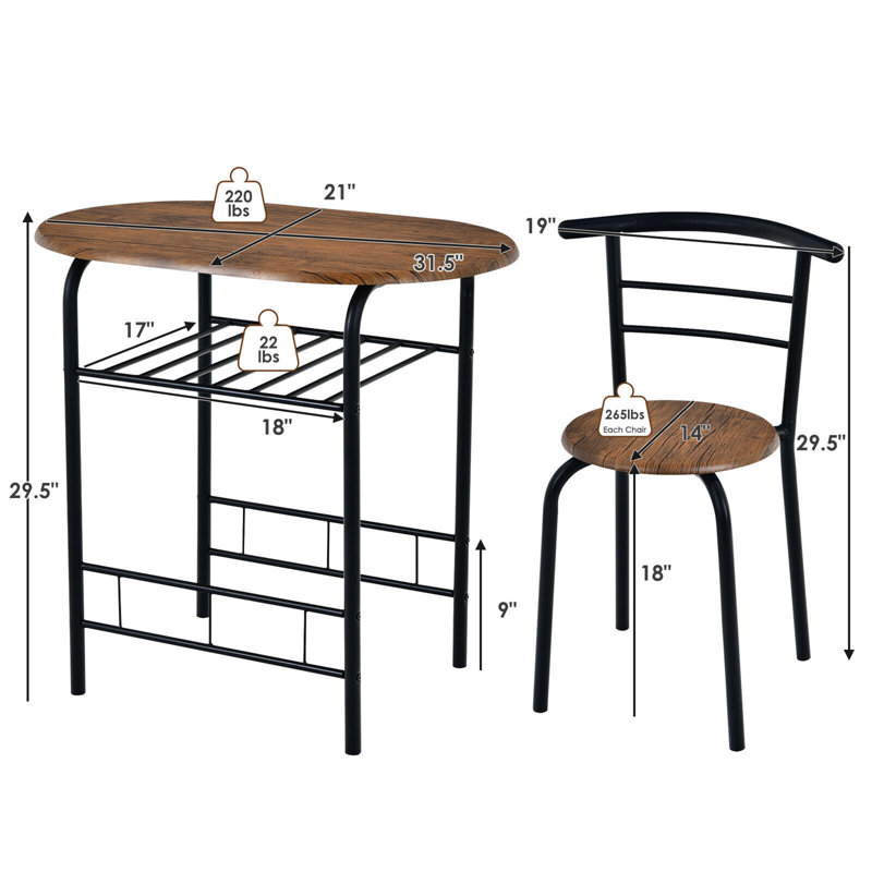 Ensemble repas 2 personnes Jaivik, Brun