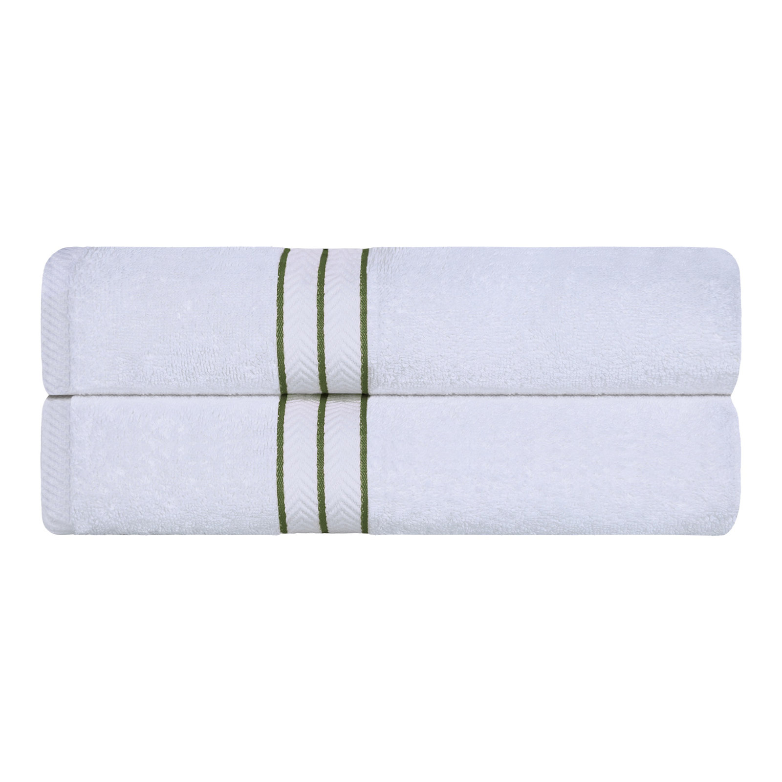 Josann Turkish Cotton Bath Towels, Forest Green