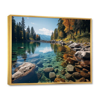 Lakeside Retreat I - Lakehouse Canvas Art Print