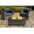 Lsi Fully Assembled 2 Person Seating Group With  Sunbrella Cushions And Rectangle Concrete Firepit-1314955785