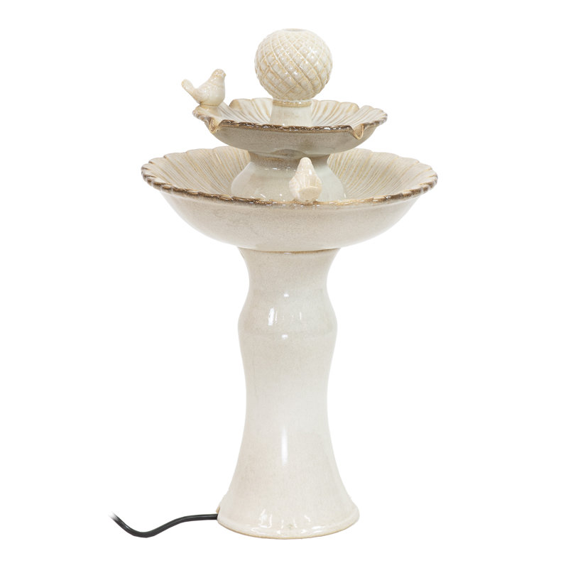 Fontaine en céramique , Blanc