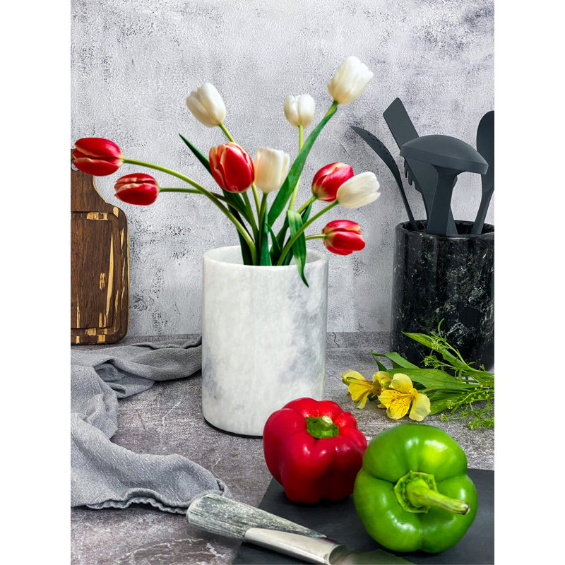 Marble Wine Chiller, White