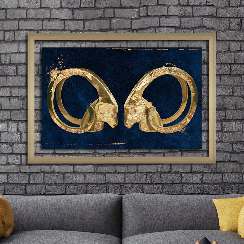 «Eye to Eye 4», impression, H 21,5 po x l 27,5 po x P 0,75 po, Encadrement champagne, Tapis transparent