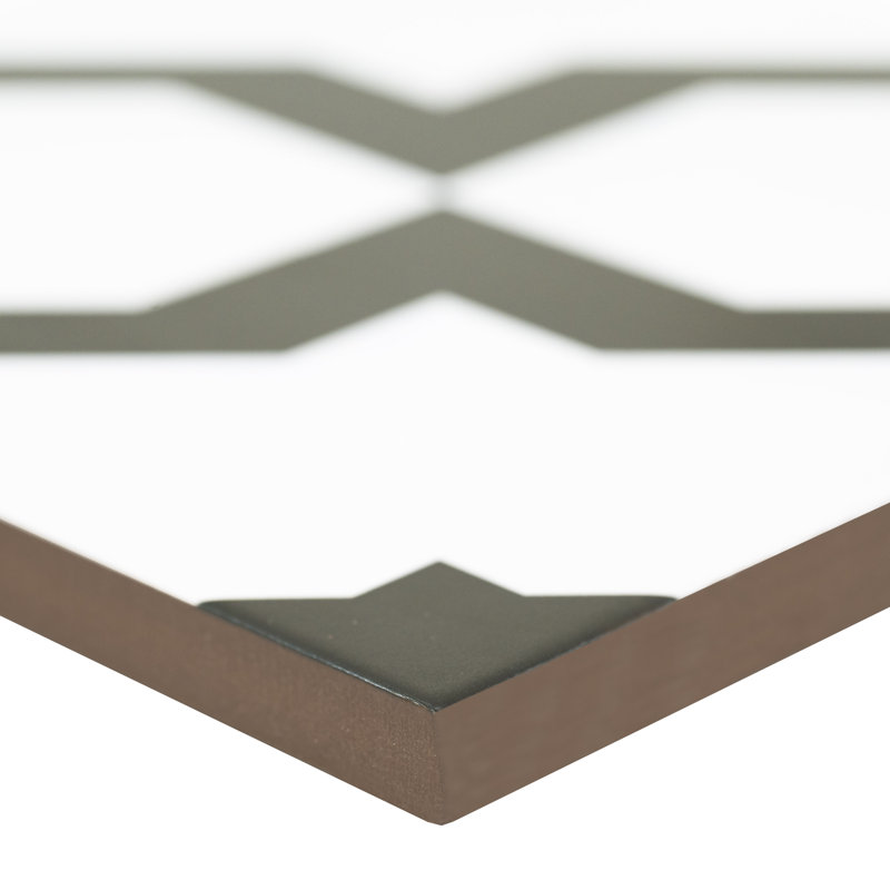 Carrelage de sol en porcelaine mate Accaland 8 po x 8 po Ackland Amara, Sona