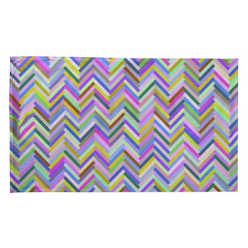 Tea Towel Kitchen Towel, Purple, Polyester Twill