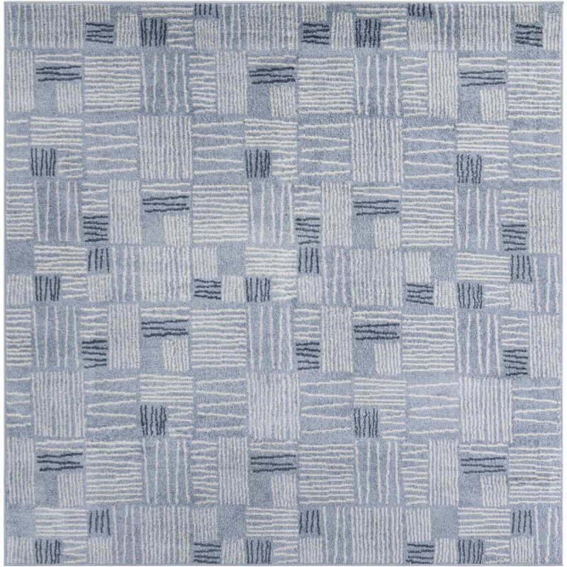 Anaka Geometric Indoor Rug, Square 7'10"